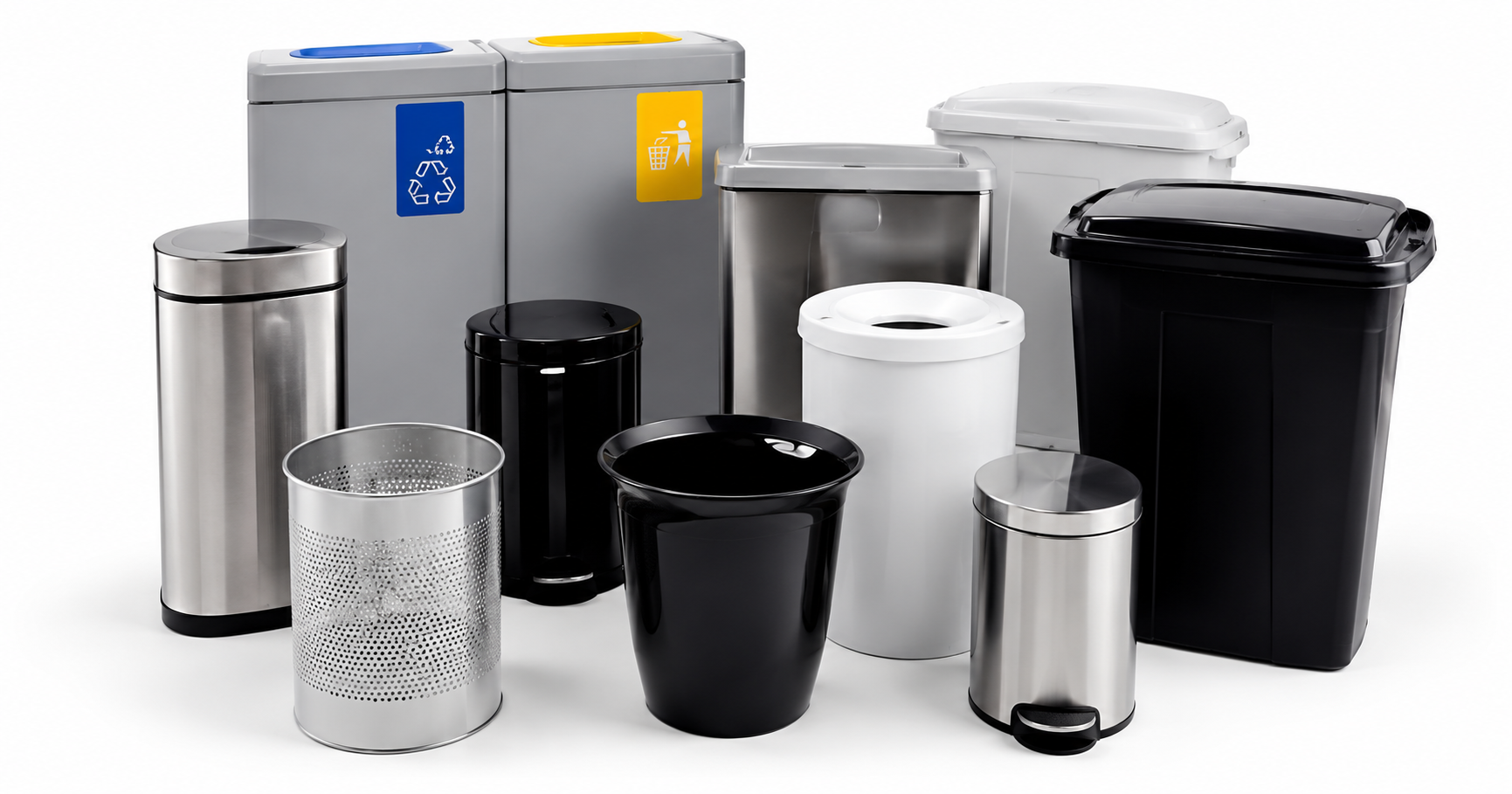 Collection Modulaire de Bacs de Tri Sélectif RSE (2 à 5 flux)