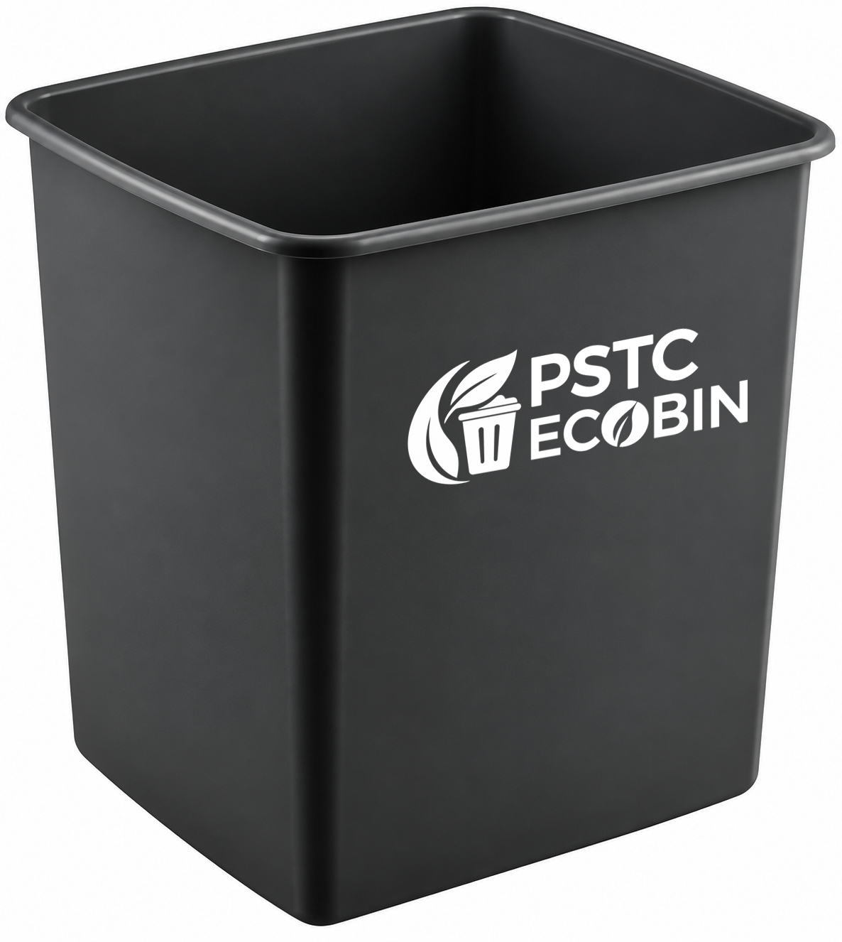 Corbeille de bureau 15 L, gris foncé